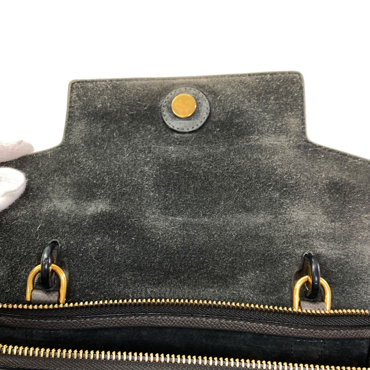 CELINE Belt bag micro Handbag Calf Ladies [Used]