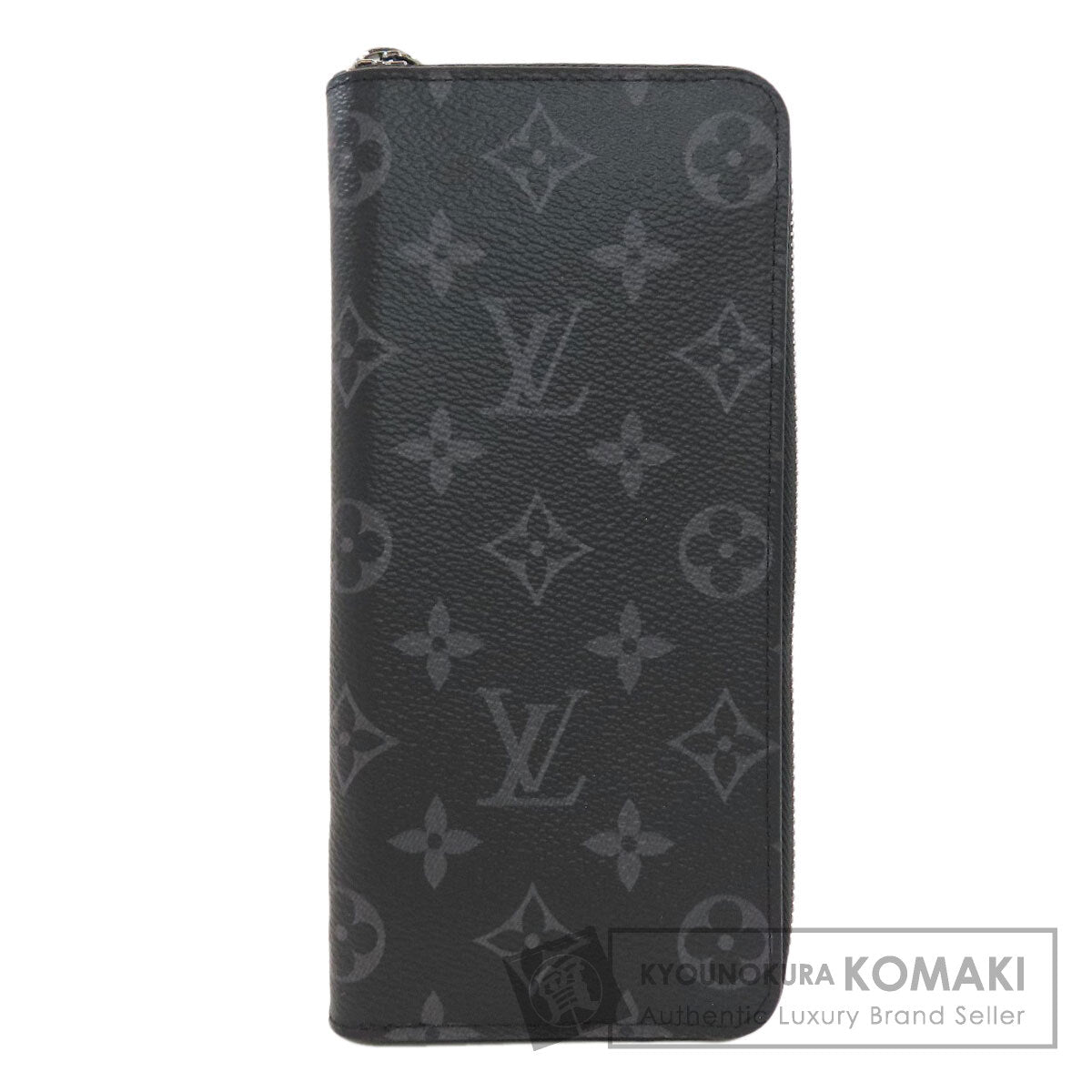LOUIS VUITTON M62295 Zippy wallet Vertical Long wallet (with coin pocket) Monogram Eclipse mens [Used]