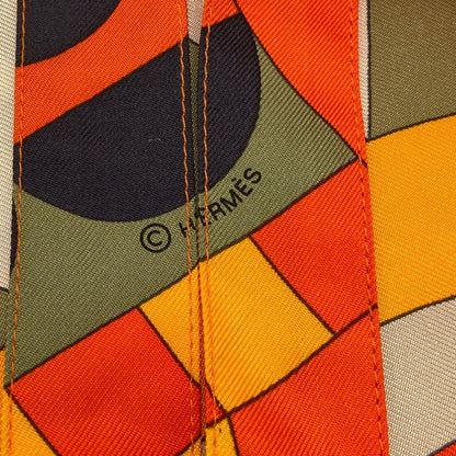 HERMES Petit Ash Eco Bag Tote Bag Silk Ladies [Used]