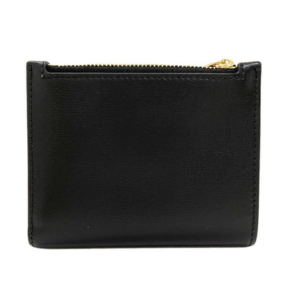 Salvatore Ferragamo Vara ribbon Bifold Wallet with Coin Pocket Leather Ladies [Used]