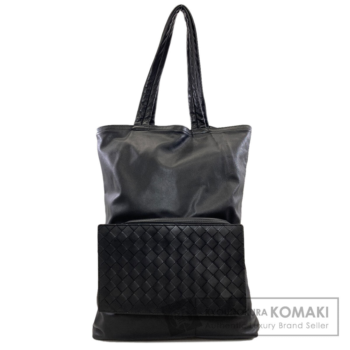 BOTTEGA VENETA Intrecciato Tote Bag Lambskin Ladies [Used]