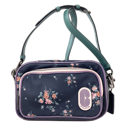 COACH 91020 Flower motif Shoulder Bag Nylon Ladies [Used]