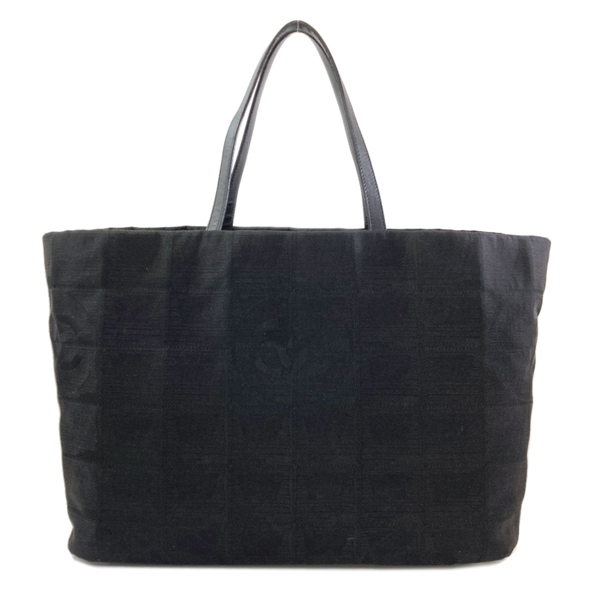 CHANEL New travel line Tote Bag Nylon jacquard Ladies [Used]