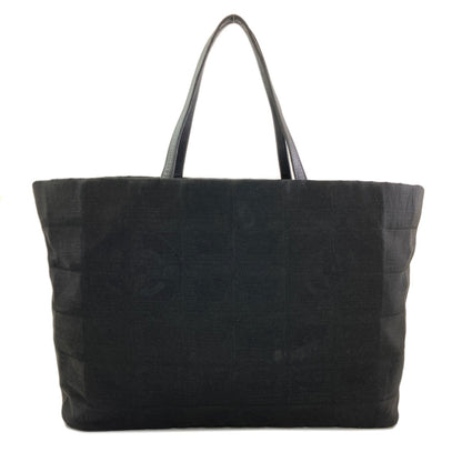 CHANEL New travel line Tote Bag Nylon jacquard Ladies [Used]