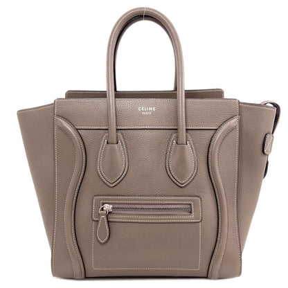 CELINE Luggage micro Tote Bag Calf Ladies [Used]