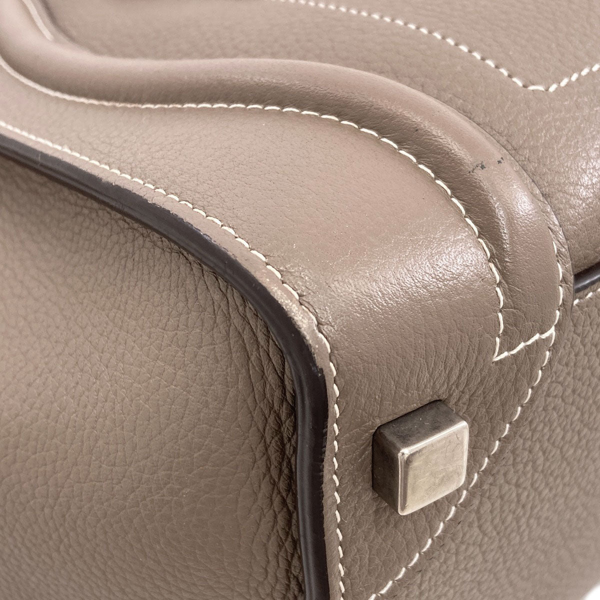 CELINE Luggage micro Tote Bag Calf Ladies [Used]