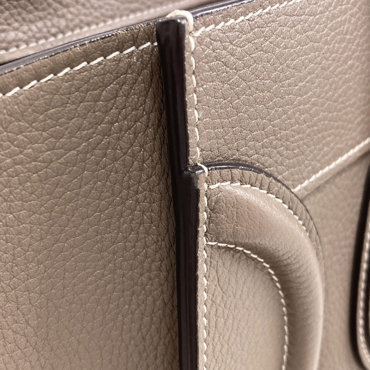 CELINE Luggage micro Tote Bag Calf Ladies [Used]