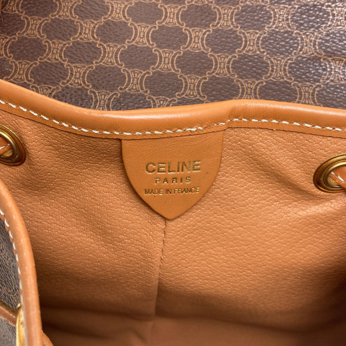 CELINE Macadam pattern Backpack Â· Daypack PVC Ladies [Used]