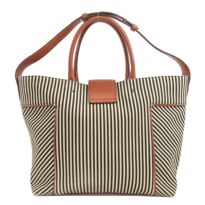 TODS Gianni Chiarini 2WAY Tote Bag Canvas Ladies [Used]