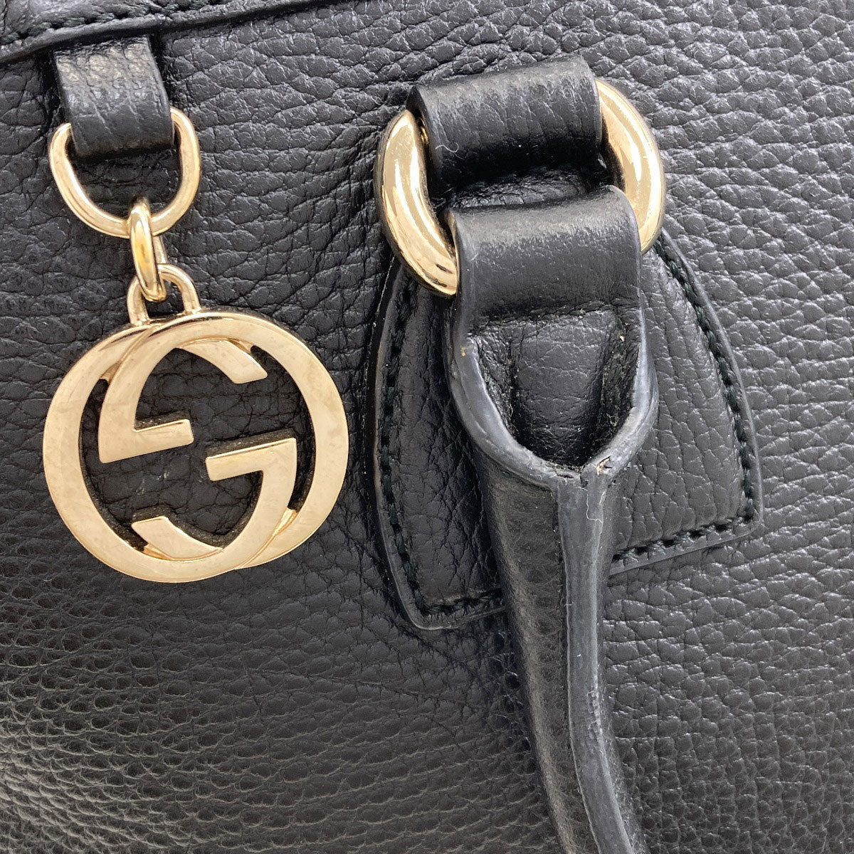 GUCCI 449659 Outlet Interlocking G 2WAY Handbag Calf Ladies [Used]