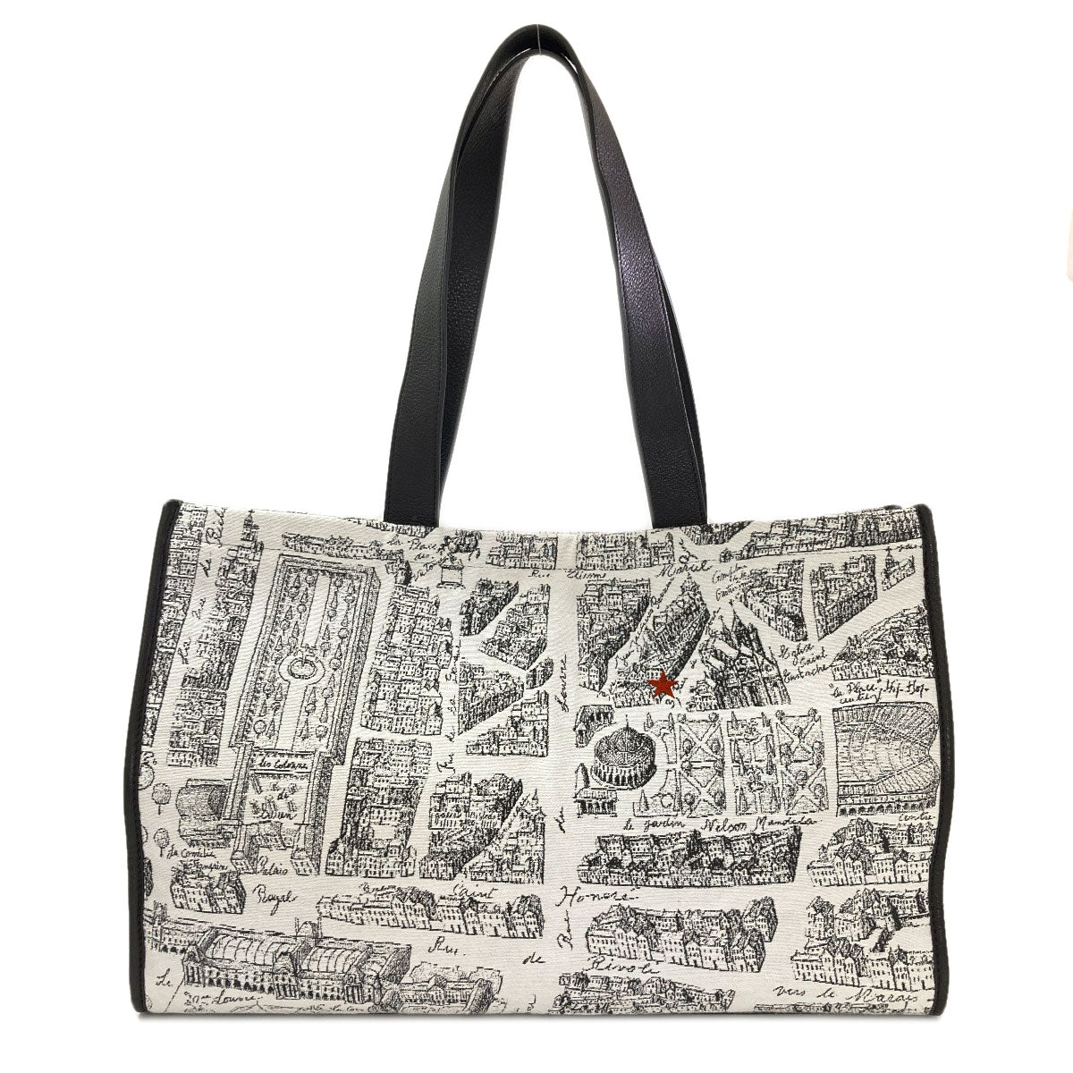 agnes b. Adrian Boeh collaboration Tote Bag Canvas Ladies [Used]