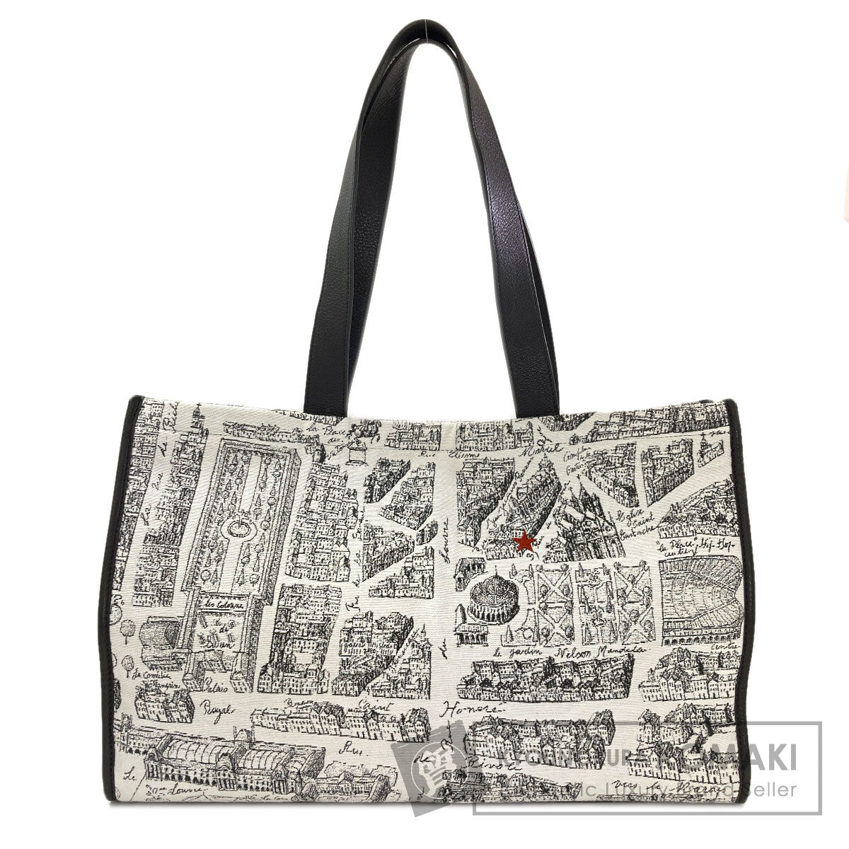 agnes b. Adrian Boeh collaboration Tote Bag Canvas Ladies [Used]
