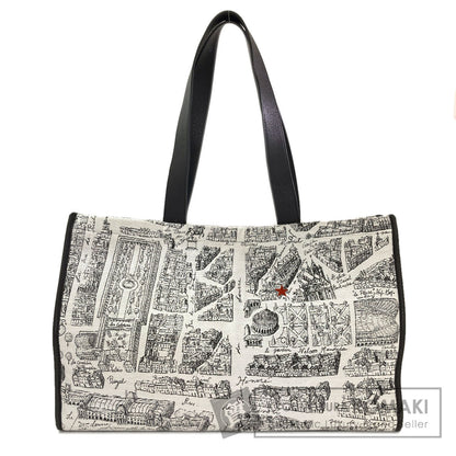 agnes b. Adrian Boeh collaboration Tote Bag Canvas Ladies [Used]