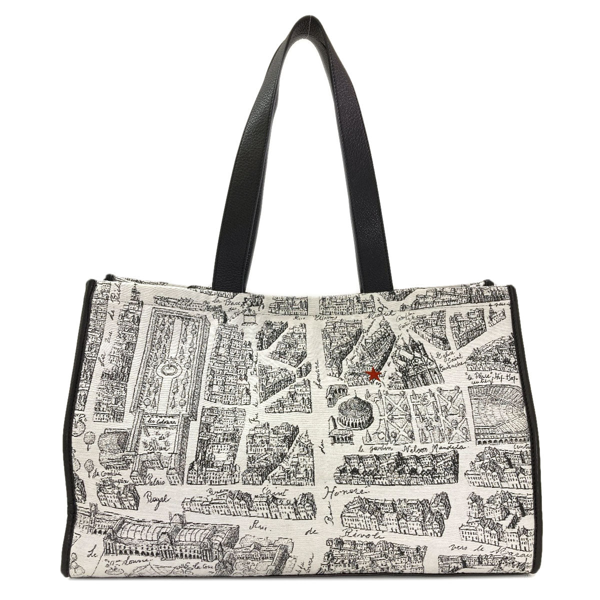 agnes b. Adrian Boeh collaboration Tote Bag Canvas Ladies [Used]
