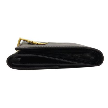 Salvatore Ferragamo GanciniHardware Bifold Wallet with Coin Pocket Leather Ladies [Used]