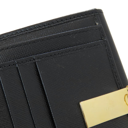 Salvatore Ferragamo GanciniHardware Bifold Wallet with Coin Pocket Leather Ladies [Used]