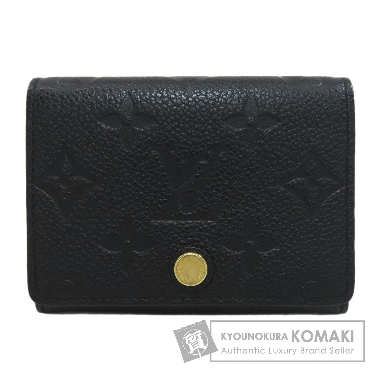 LOUIS VUITTON M58456 Anne Vert Cult De Visit Card Case Leather Ladies [Used]
