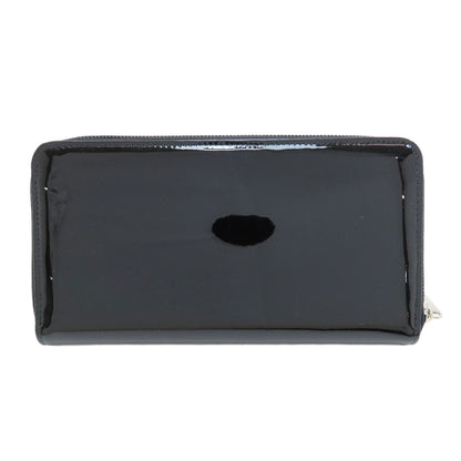 CHANEL COCO Mark SilverHardware Long wallet (with coin pocket) Enamel Ladies [Used]