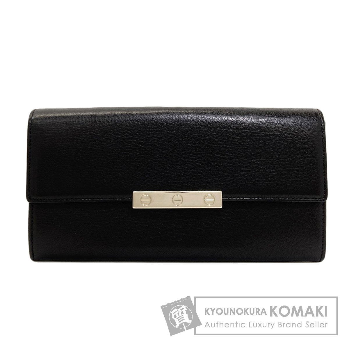 CARTIER Love collection Long wallet (with coin pocket) Leather Ladies [Used]