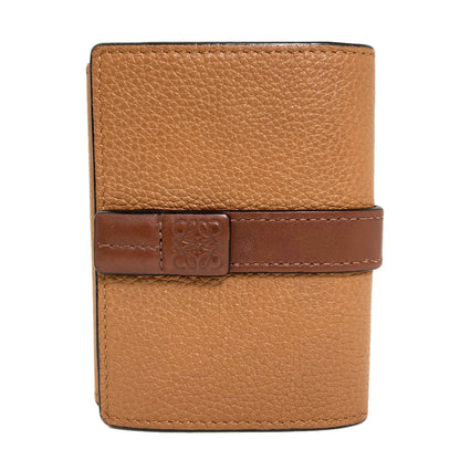 LOEWE Vertical Wallet Small Compact Wallet Tri-fold wallet (with Coin Pocket) Leather Ladies [Used]