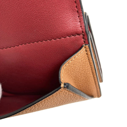 LOEWE Vertical Wallet Small Compact Wallet Tri-fold wallet (with Coin Pocket) Leather Ladies [Used]