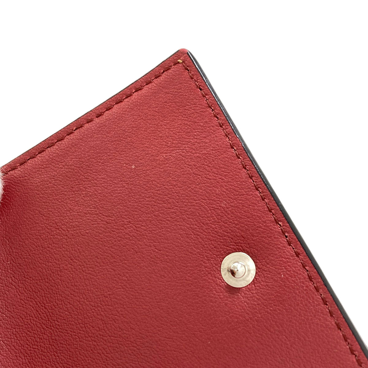 LOEWE Vertical Wallet Small Compact Wallet Tri-fold wallet (with Coin Pocket) Leather Ladies [Used]