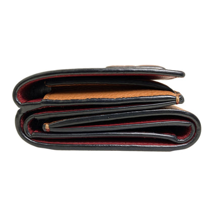 LOEWE Vertical Wallet Small Compact Wallet Tri-fold wallet (with Coin Pocket) Leather Ladies [Used]