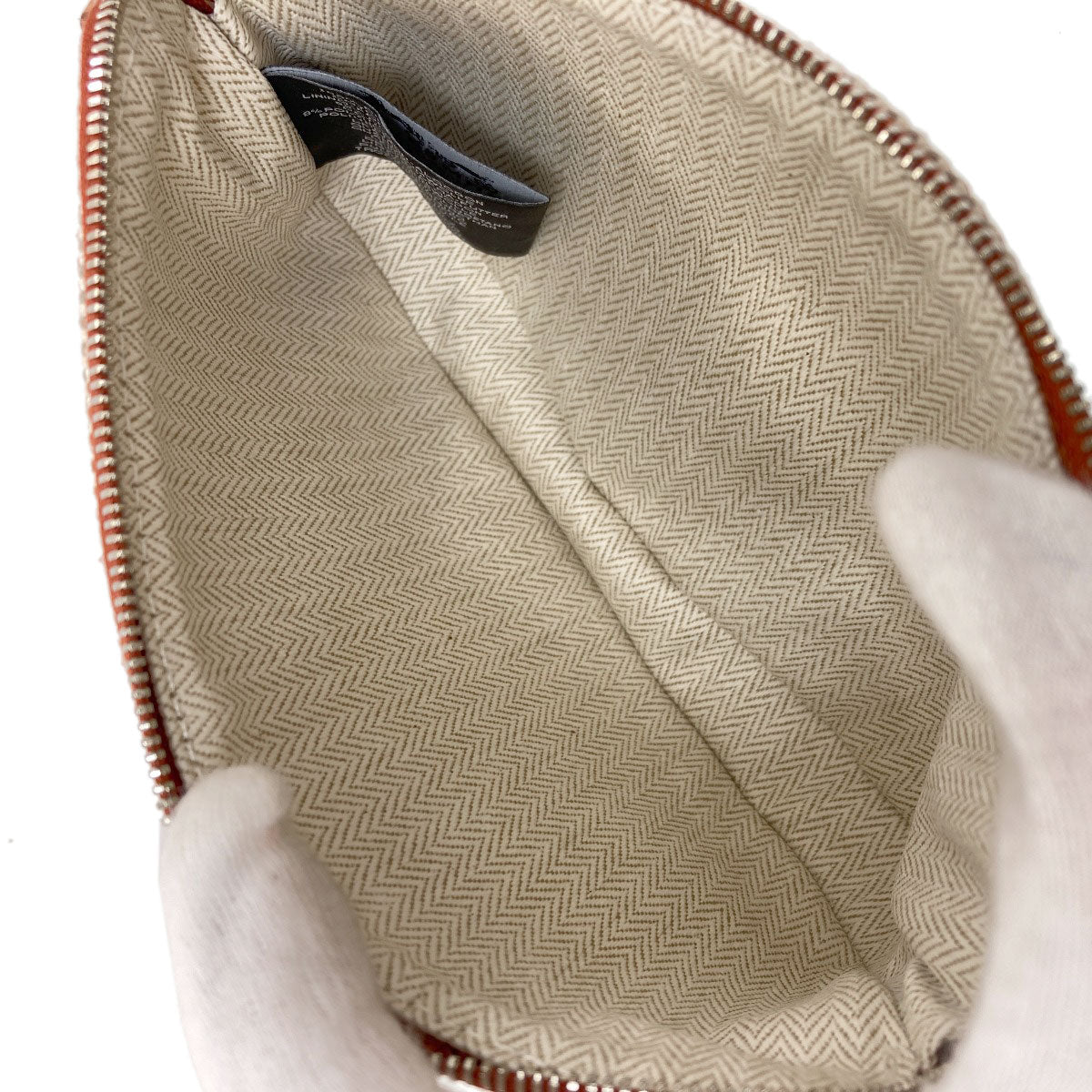 HERMES Echape Accessory pouch Tower ash Ladies [Used]