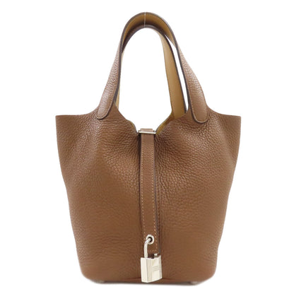 HERMES Picotin Lock PM Eclat SilverHardware Handbag Taurillon Clemence Ladies [Used]