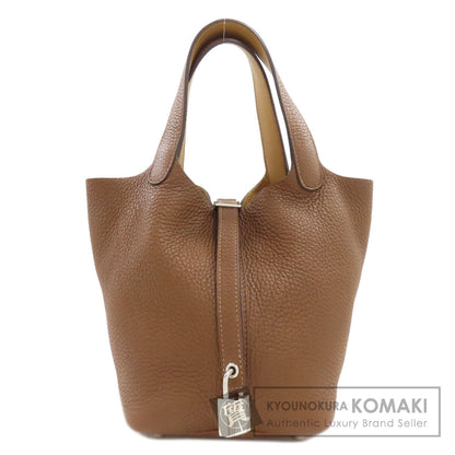 HERMES Picotin Lock PM Eclat SilverHardware Handbag Taurillon Clemence Ladies [Used]