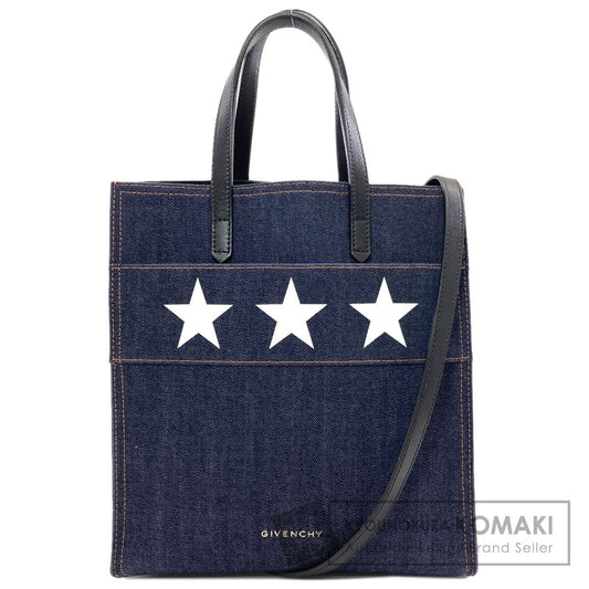GIVENCHY Stargate 2WAY Handbag Denim Ladies [Used]