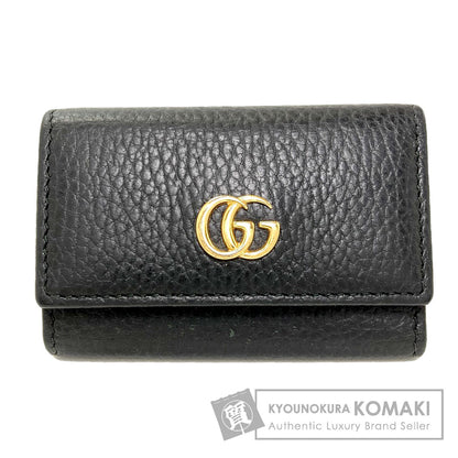 GUCCI 456118 GG Marmont Double G key holder Leather Ladies [Used]