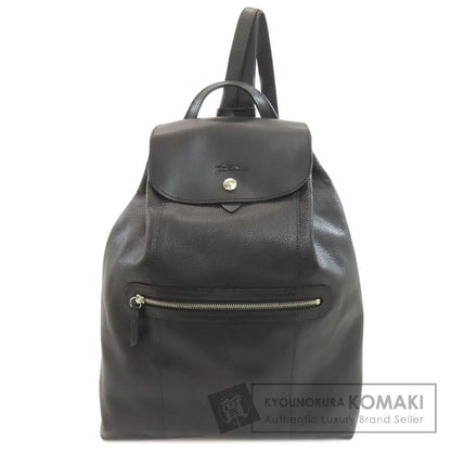 Longchamp logo Backpack Â· Daypack Leather Ladies [Used]