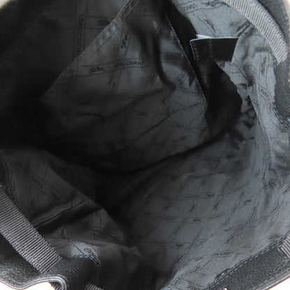 Longchamp logo Backpack Â· Daypack Leather Ladies [Used]