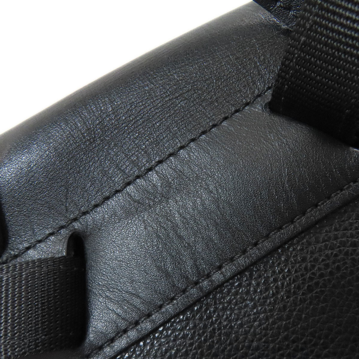 Longchamp logo Backpack Â· Daypack Leather Ladies [Used]