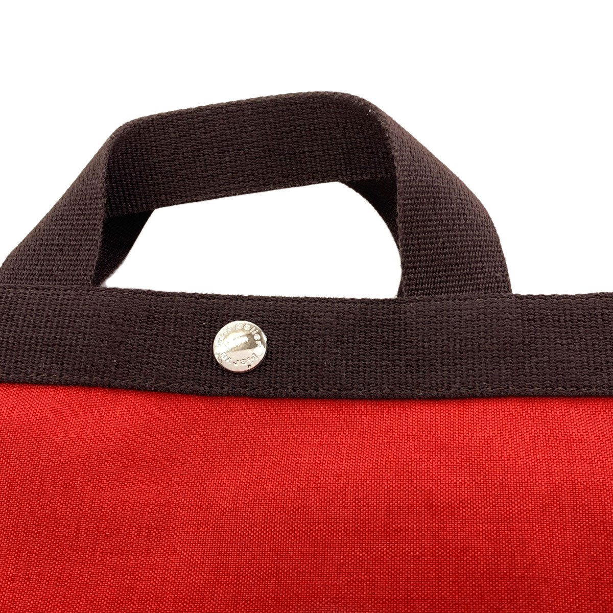 Herve Chapelier Boat-shaped tote Handbag Canvas Ladies [Used]
