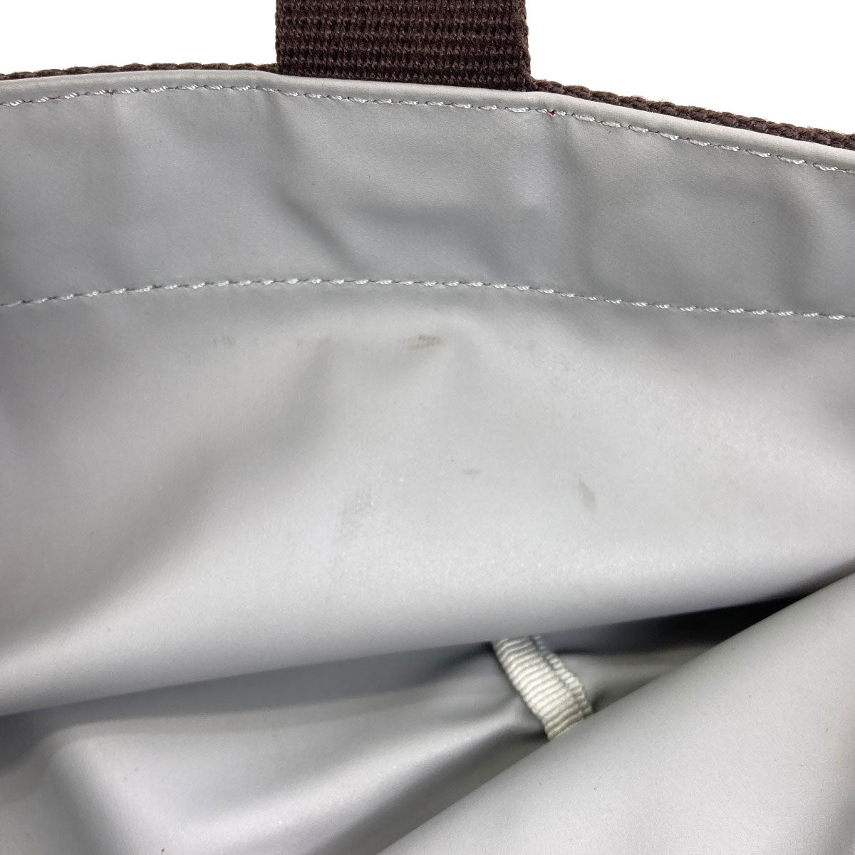 Herve Chapelier Boat-shaped tote Handbag Canvas Ladies [Used]