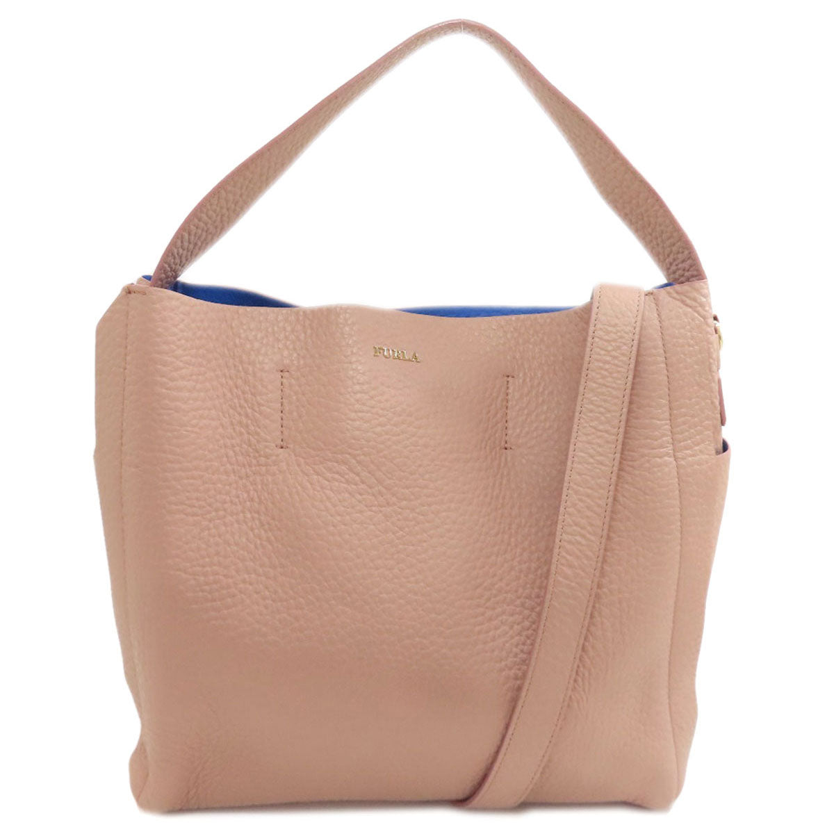 Furla one belt 2WAY Shoulder Bag Leather Ladies [Used]