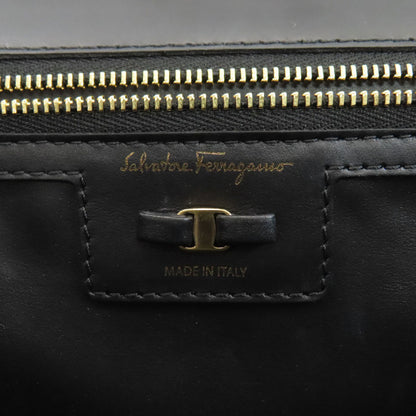 Salvatore Ferragamo Vara ribbon Shoulder Bag Leather Ladies [Used]