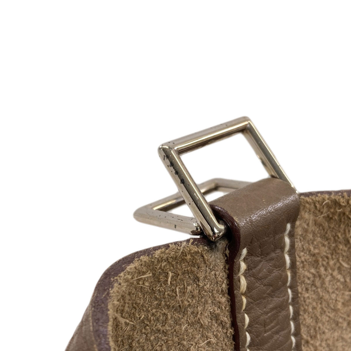 HERMES Picotin Lock MM Etoupe SilverHardware Handbag Taurillon Clemence Ladies [Used]