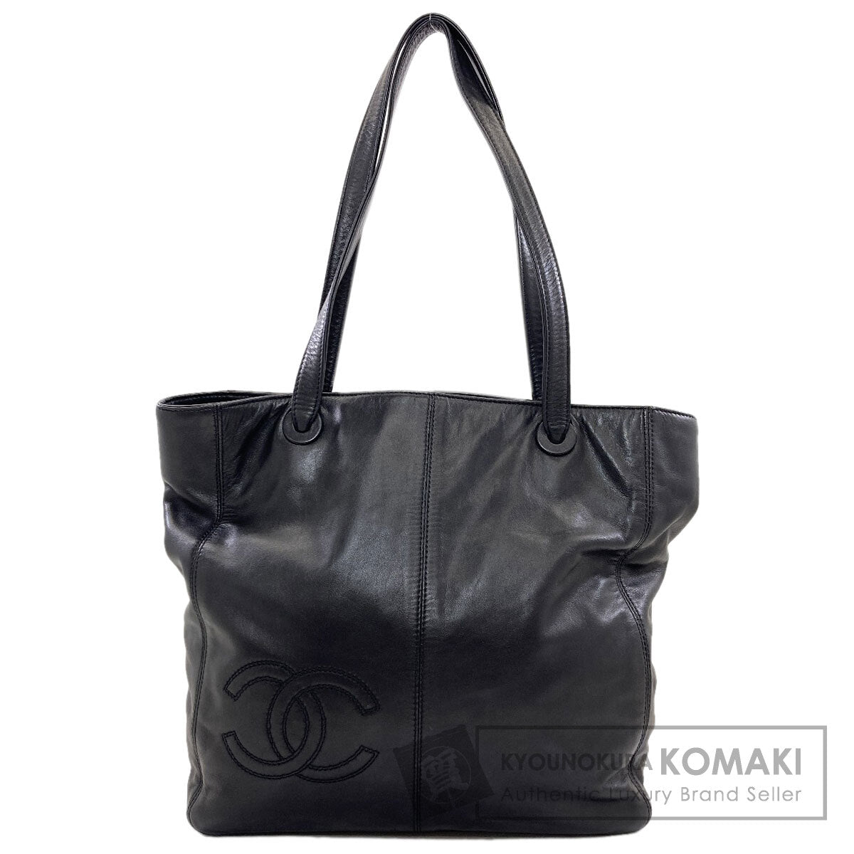 CHANEL COCO Mark Tote Bag Lambskin Ladies [Used]