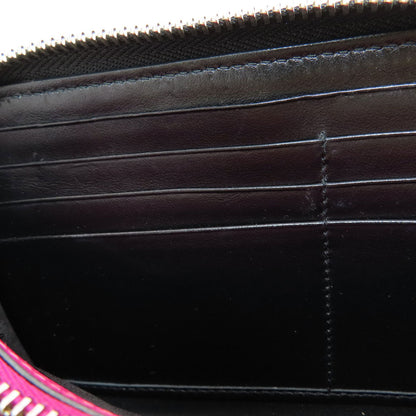 ETRO logo Long wallet (with coin pocket) Leather Ladies [Used]