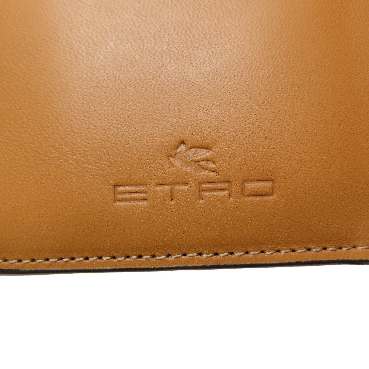 ETRO Paisley pattern Bifold Wallet with Coin Pocket PVC Ladies [Used]