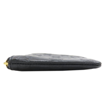 CELINE Triomphe coin purse Leather Ladies [Used]