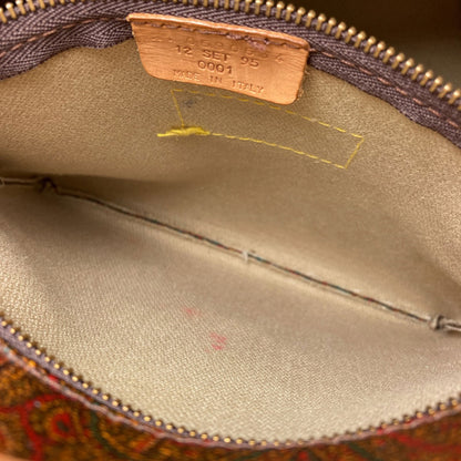 ETRO Paisley pattern Boston bag PVC Ladies [Used]