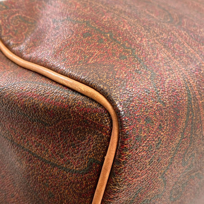 ETRO Paisley pattern Boston bag PVC Ladies [Used]