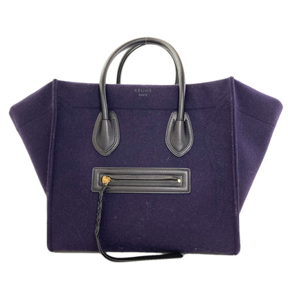 CELINE Luggage phantom Tote Bag Felt LeatherLadies [Used]