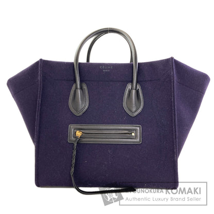 CELINE Luggage phantom Tote Bag Felt LeatherLadies [Used]