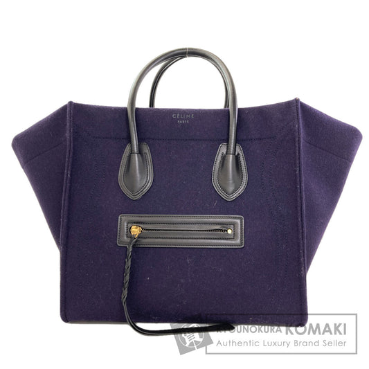 CELINE Luggage phantom Tote Bag Felt LeatherLadies [Used]
