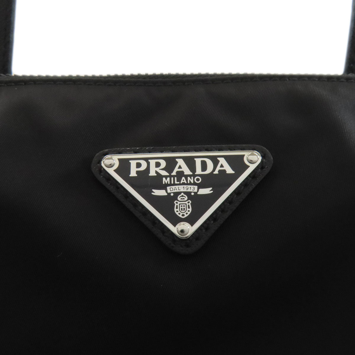 PRADA Logo Hardware Tote Bag Nylon Ladies [Used]